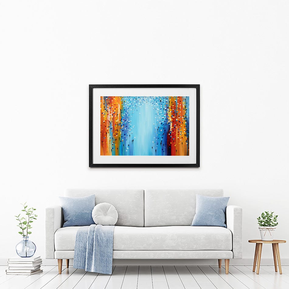 Colours Of The City Mood Framed Art Print wall art product Ekaterina Ermilkina / Independent