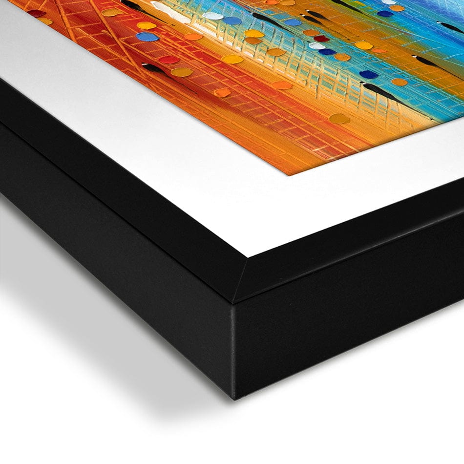 Colours Of The City Mood Framed Art Print wall art product Ekaterina Ermilkina / Independent