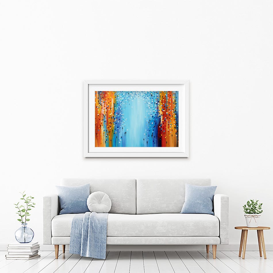 Colours Of The City Mood Framed Art Print wall art product Ekaterina Ermilkina / Independent