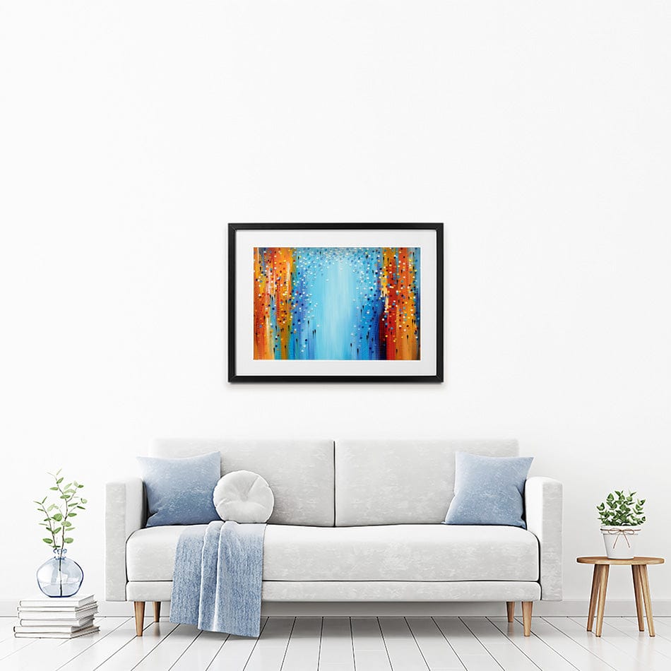 Colours Of The City Mood Framed Art Print wall art product Ekaterina Ermilkina / Independent