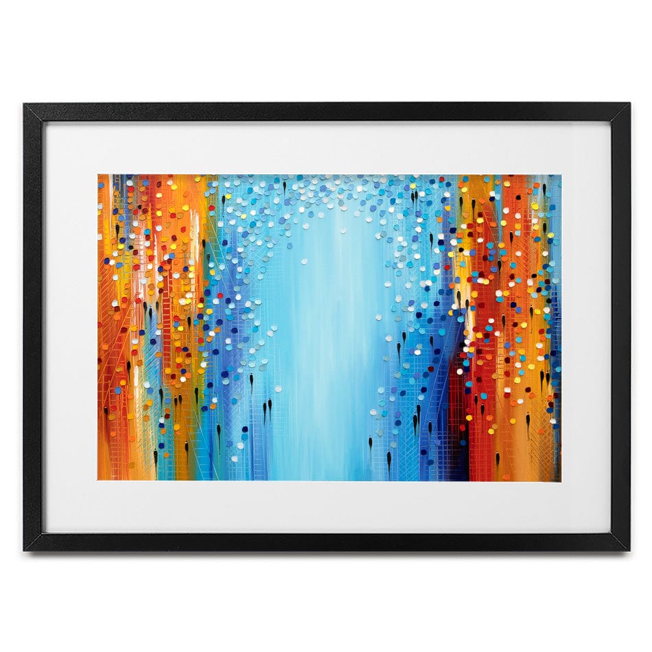 Colours Of The City Mood Framed Art Print wall art product Ekaterina Ermilkina / Independent