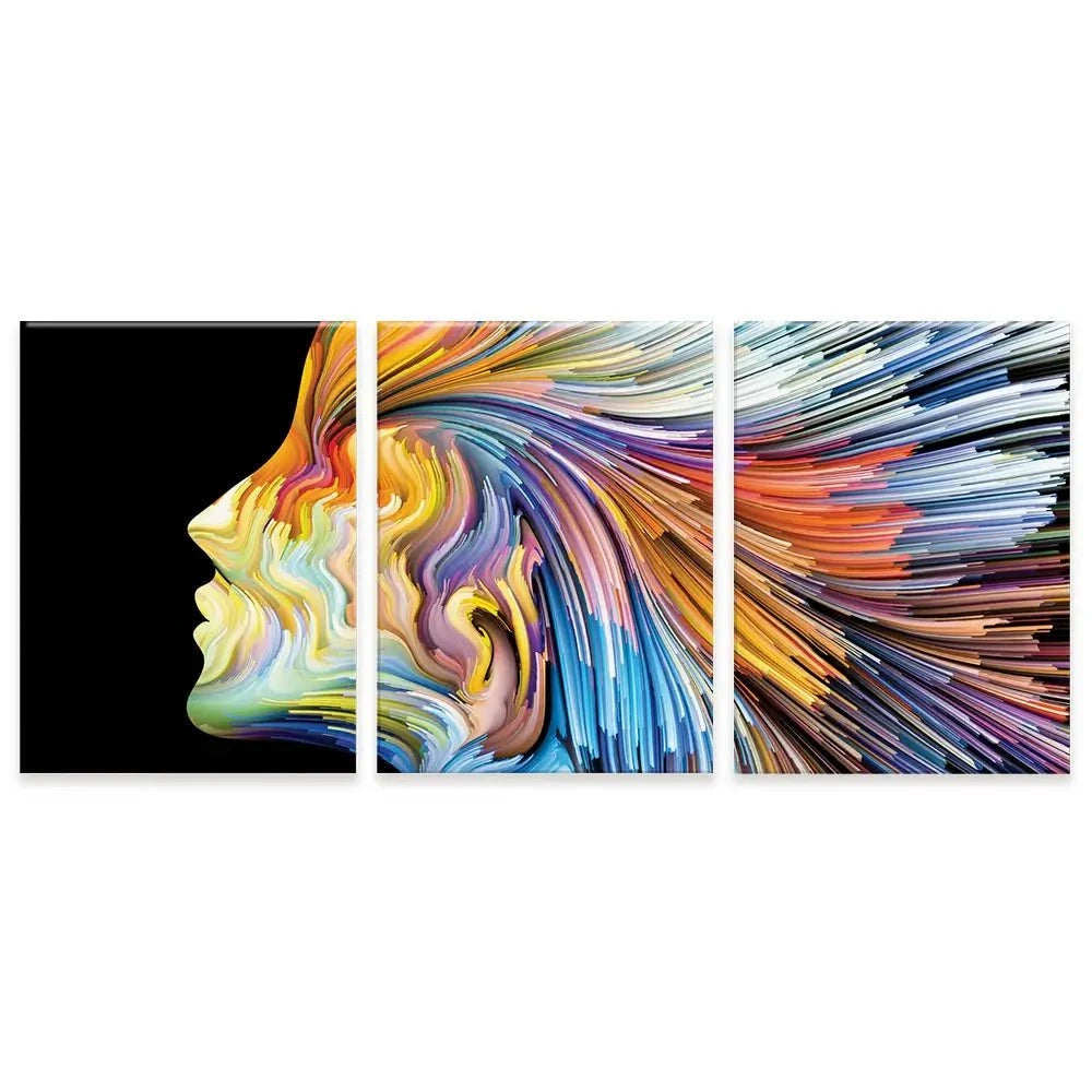 Colours Of The Imagination Trio Canvas Print Colours Of The Imagination Trio Canvas Print wall art product agsandrew / Shutterstock