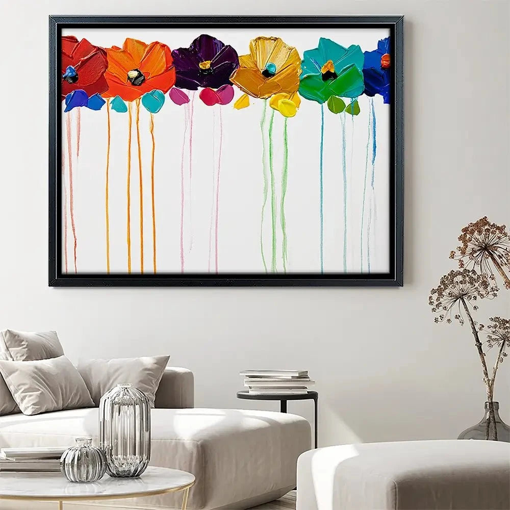 Colours On My Wall Canvas Print Colours On My Wall Canvas Print wall art product Osnat Tzadok