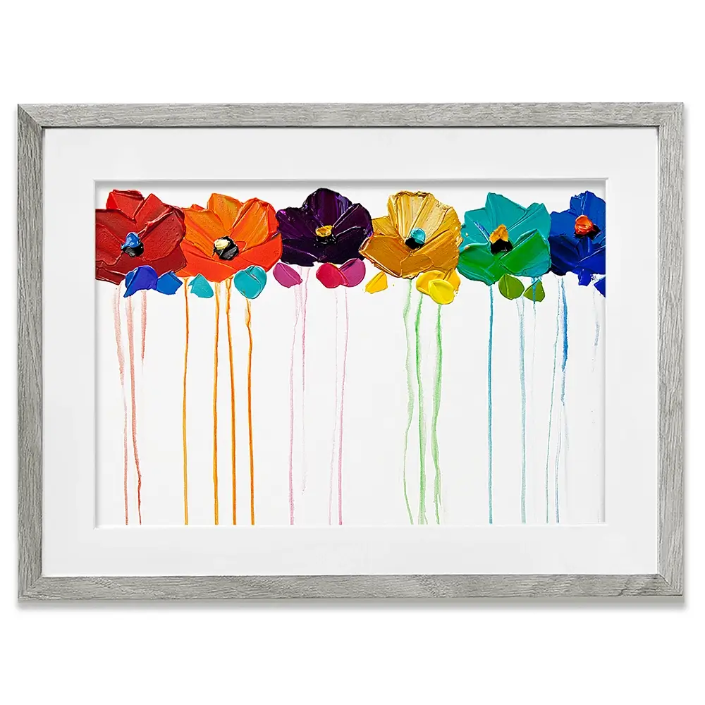 Colours On My Wall Framed Art Print Colours On My Wall Framed Art Print wall art product Osnat Tzadok