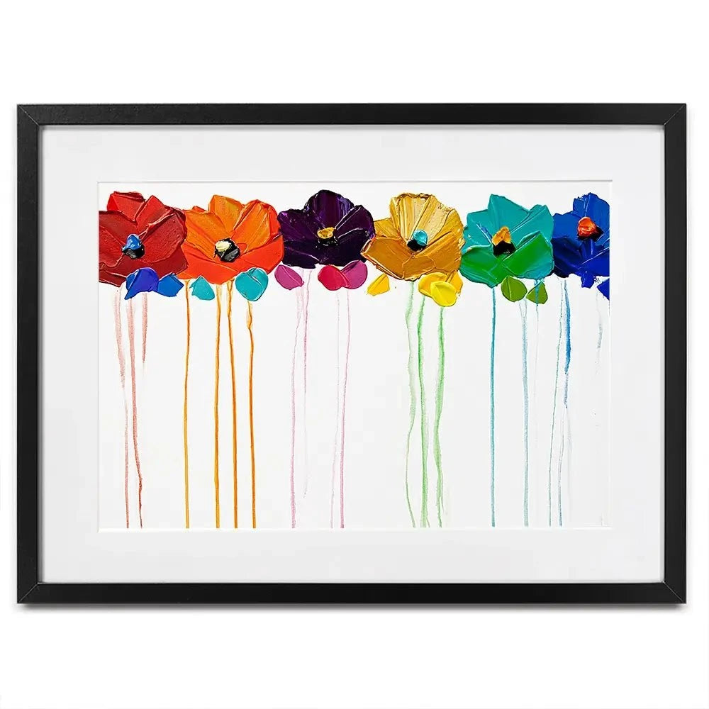 Colours On My Wall Framed Art Print Colours On My Wall Framed Art Print wall art product Osnat Tzadok