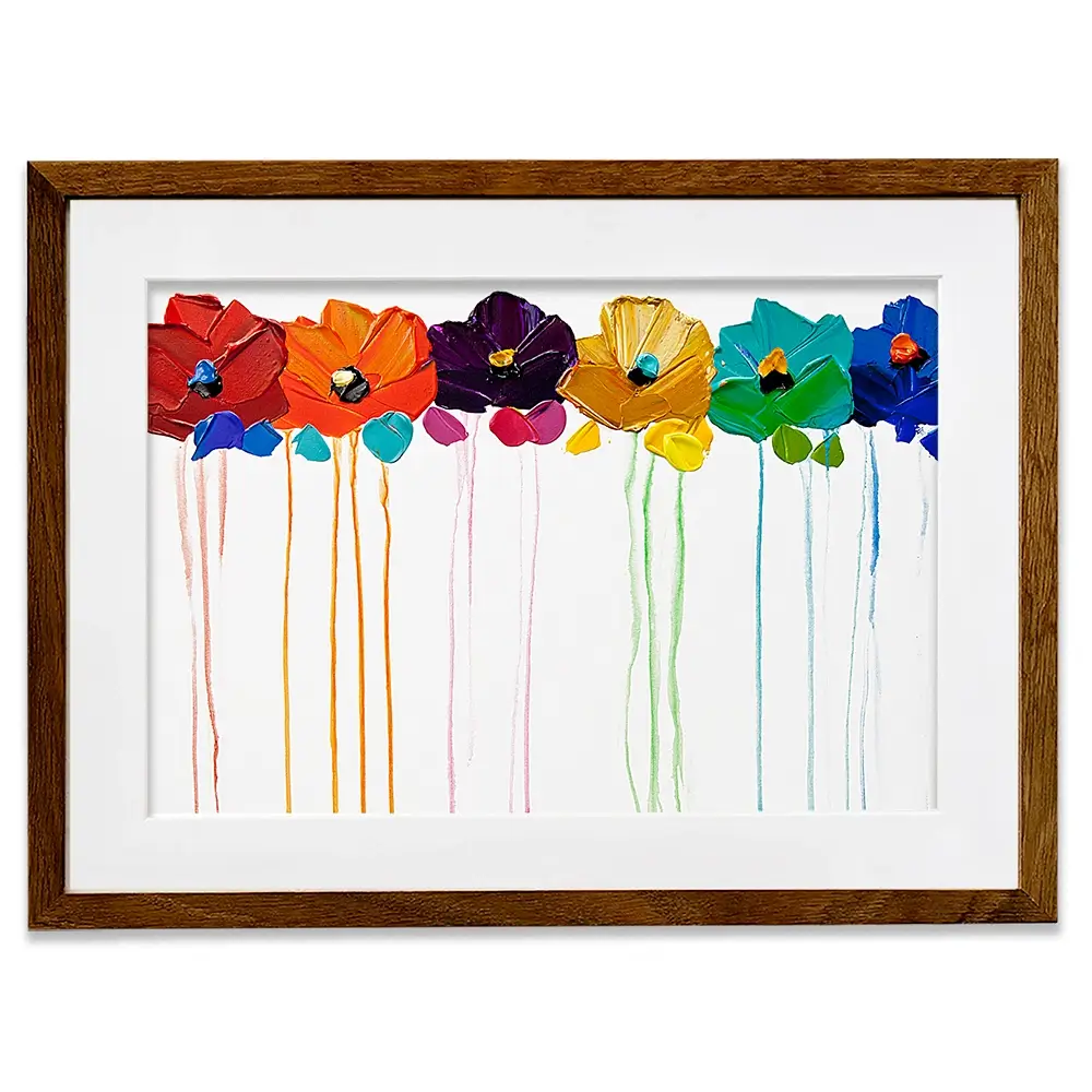 Colours On My Wall Framed Art Print Colours On My Wall Framed Art Print wall art product Osnat Tzadok