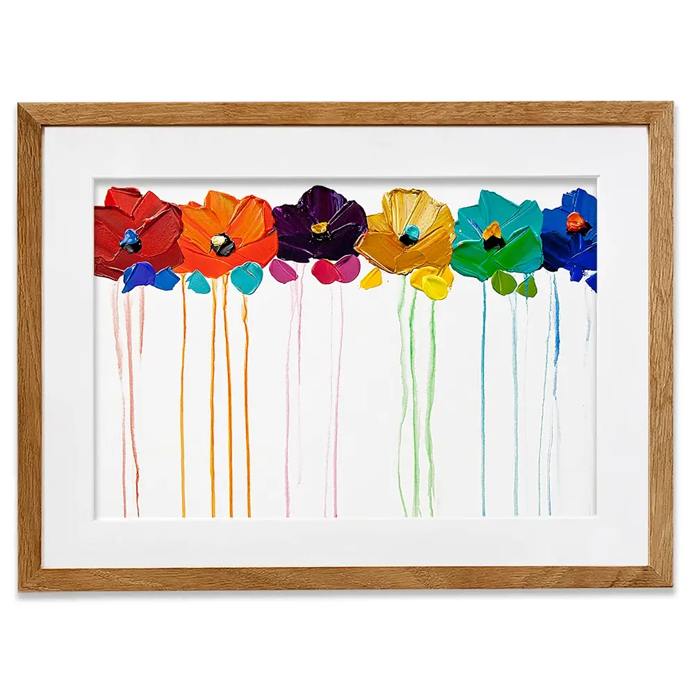Colours On My Wall Framed Art Print Colours On My Wall Framed Art Print wall art product Osnat Tzadok