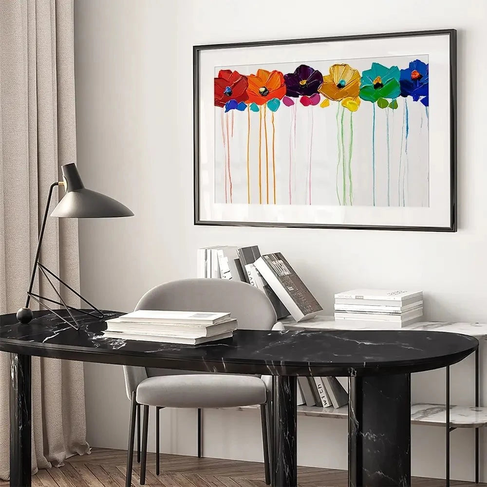 Colours On My Wall Framed Art Print Colours On My Wall Framed Art Print wall art product Osnat Tzadok
