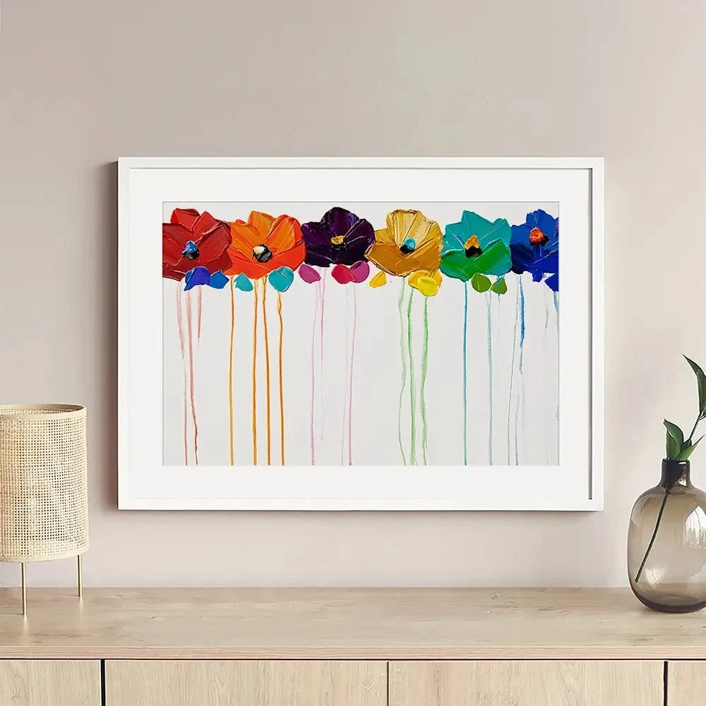 Colours On My Wall Framed Art Print Colours On My Wall Framed Art Print wall art product Osnat Tzadok