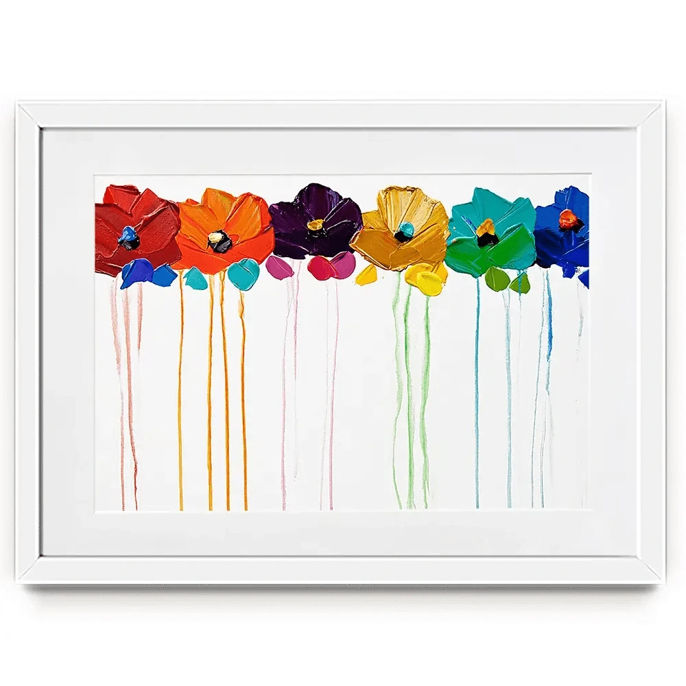 Colours On My Wall Framed Art Print Colours On My Wall Framed Art Print wall art product Osnat Tzadok