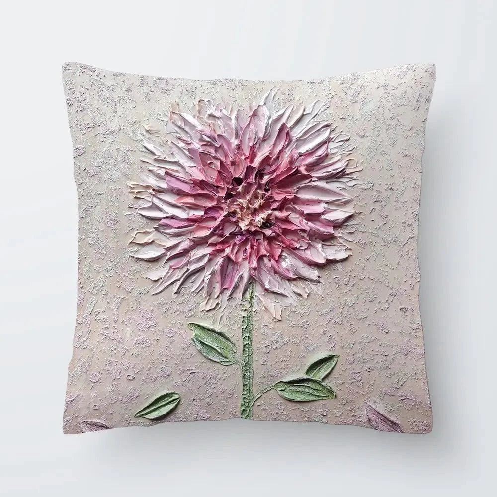 Comfortable Solitude Pink Cushion Comfortable Solitude Pink Cushion wall art product Nada Khatib