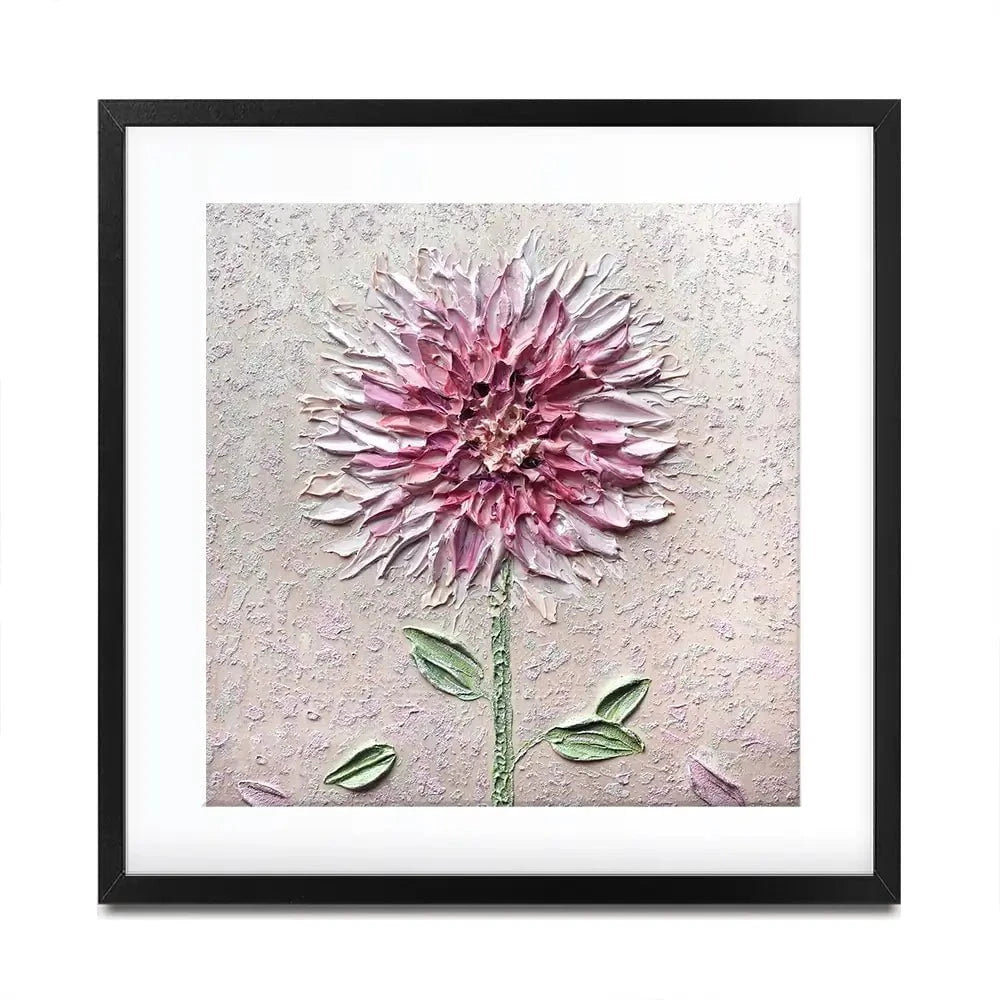 Comfortable Solitude Pink Square Framed Art Print Comfortable Solitude Pink Square Framed Art Print wall art product Nada Khatib