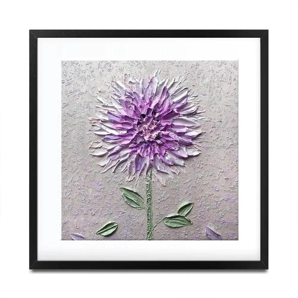 Comfortable Solitude Purple Square Framed Art Print Comfortable Solitude Purple Square Framed Art Print wall art product Nada Khatib