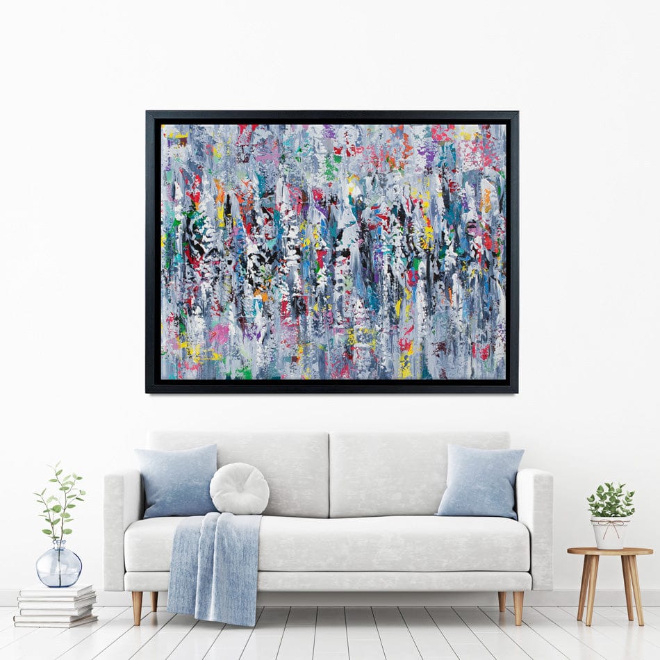 Completely Abstract Canvas Print wall art product Olga Tkachyk