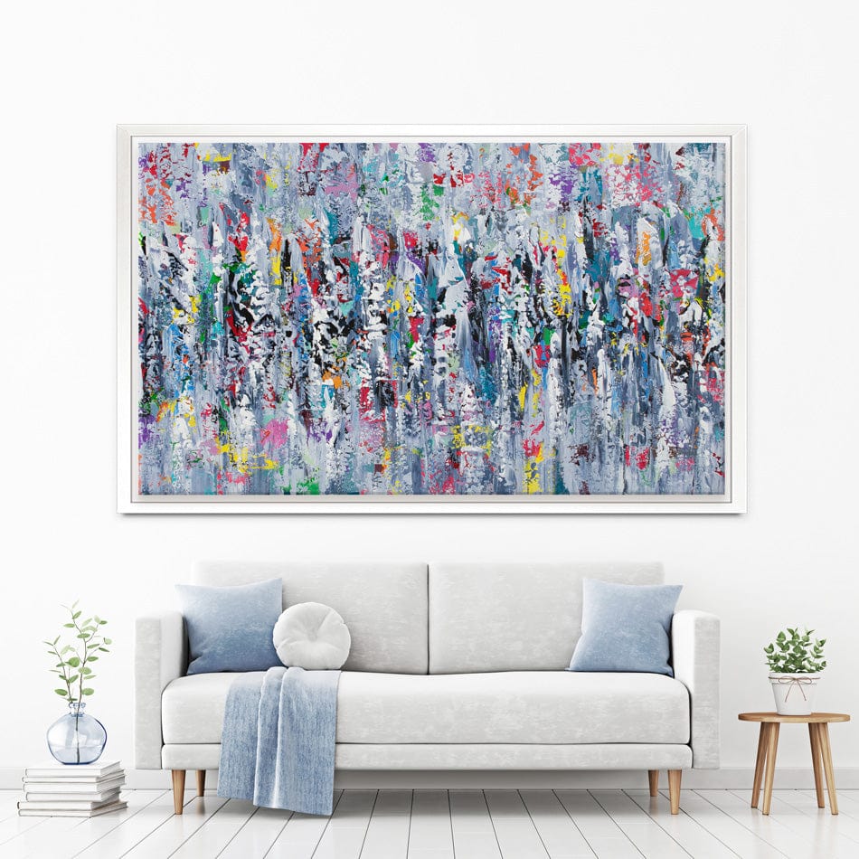 Completely Abstract Canvas Print wall art product Olga Tkachyk