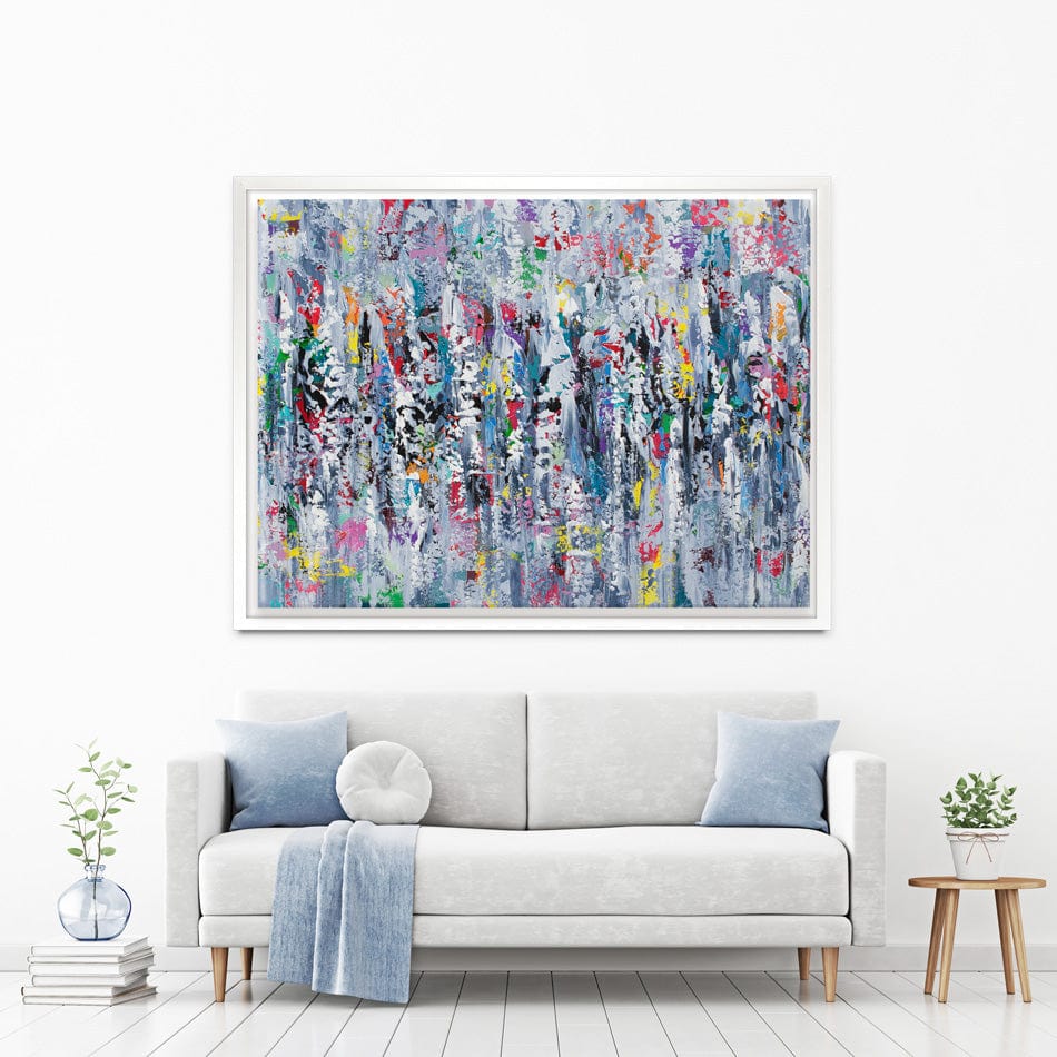 Completely Abstract Canvas Print wall art product Olga Tkachyk