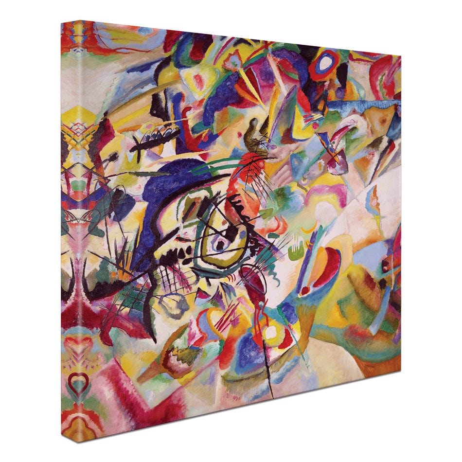 Composition 7 Square Canvas Print wall art product Wassily Kandinsky