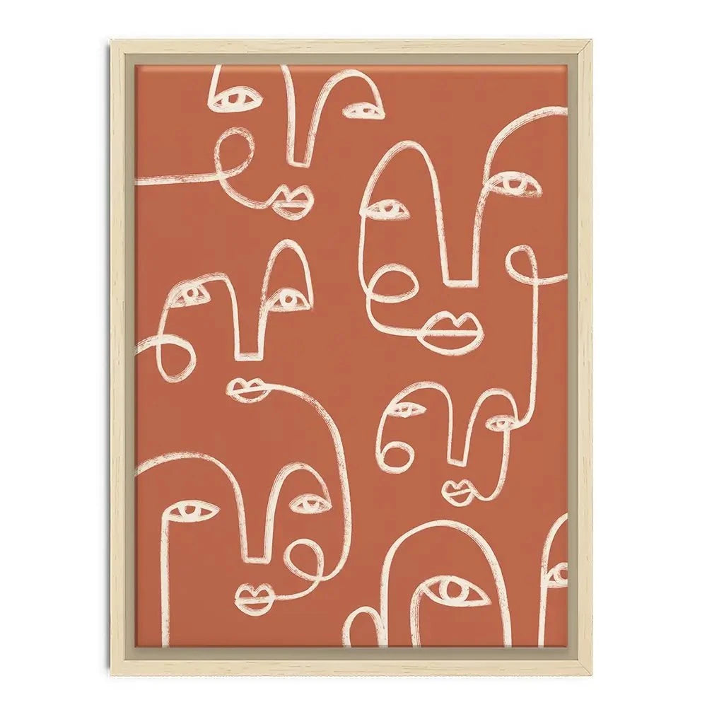 Connected Expressions Canvas Print Connected Expressions Canvas Print wall art product Victoria Barnes