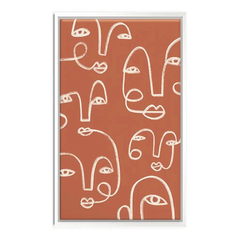 Connected Expressions Canvas Print Connected Expressions Canvas Print wall art product Victoria Barnes
