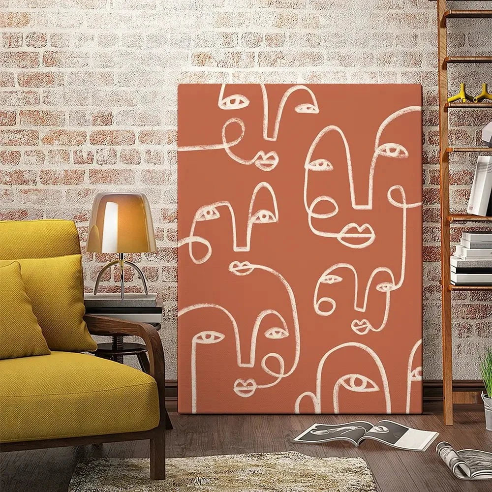 Connected Expressions Canvas Print Connected Expressions Canvas Print wall art product Victoria Barnes
