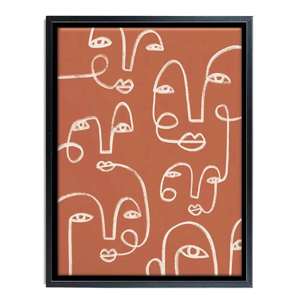 Connected Expressions Canvas Print Connected Expressions Canvas Print wall art product Victoria Barnes
