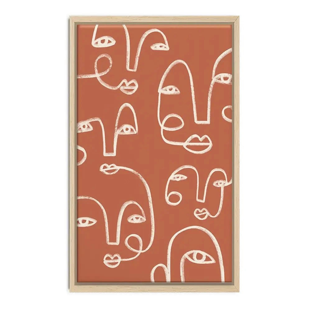 Connected Expressions Canvas Print Connected Expressions Canvas Print wall art product Victoria Barnes