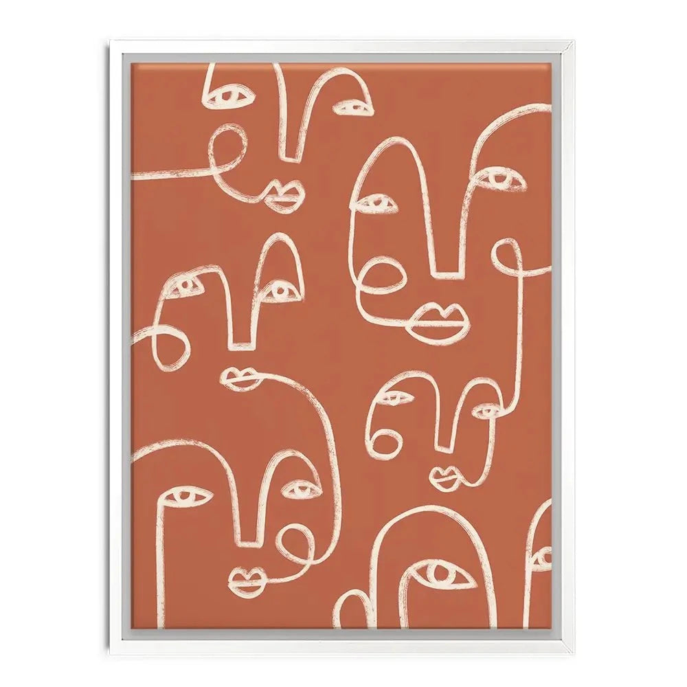 Connected Expressions Canvas Print Connected Expressions Canvas Print wall art product Victoria Barnes