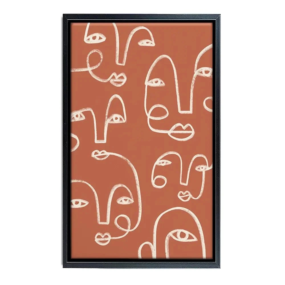 Connected Expressions Canvas Print Connected Expressions Canvas Print wall art product Victoria Barnes