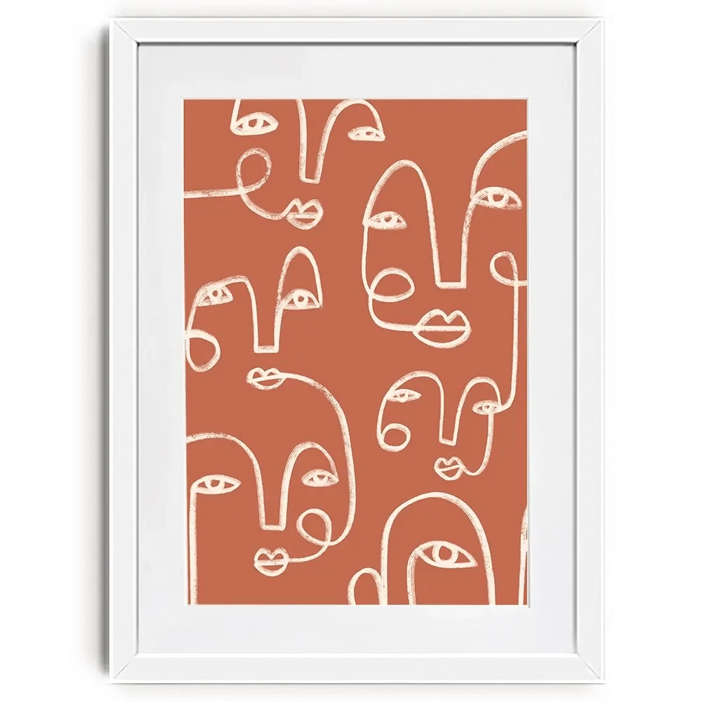 Connected Expressions Framed Art Print Connected Expressions Framed Art Print wall art product Victoria Barnes