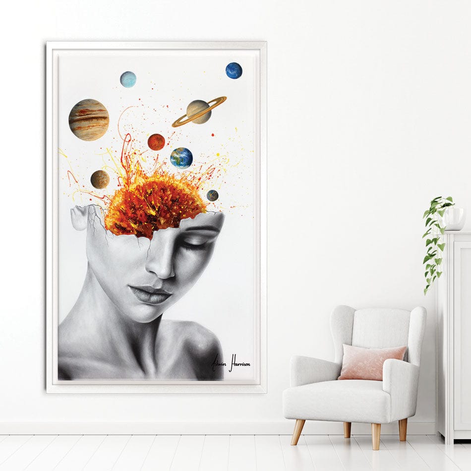Conscious Universe Canvas Print wall art product Ashvin Harrison