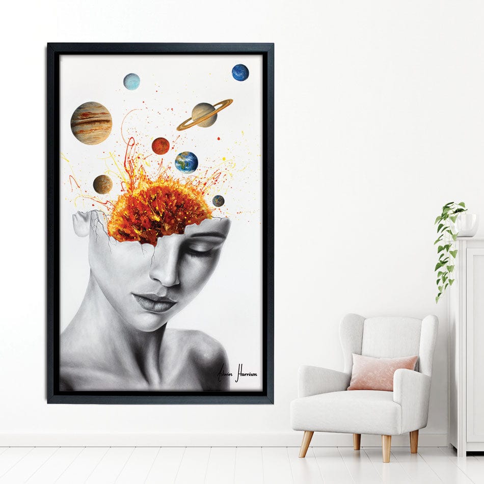 Conscious Universe Canvas Print wall art product Ashvin Harrison