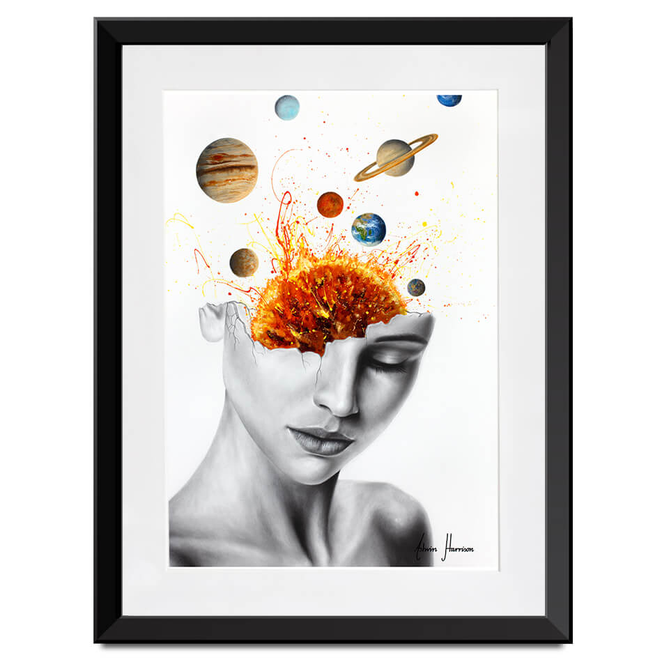 Conscious Universe Framed Art Print Conscious Universe Framed Art Print wall art product Ashvin Harrison
