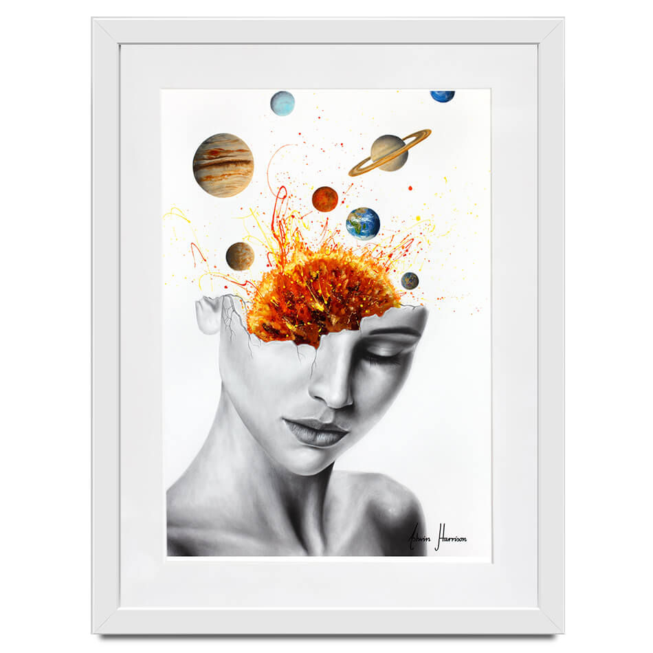 Conscious Universe Framed Art Print Conscious Universe Framed Art Print wall art product Ashvin Harrison