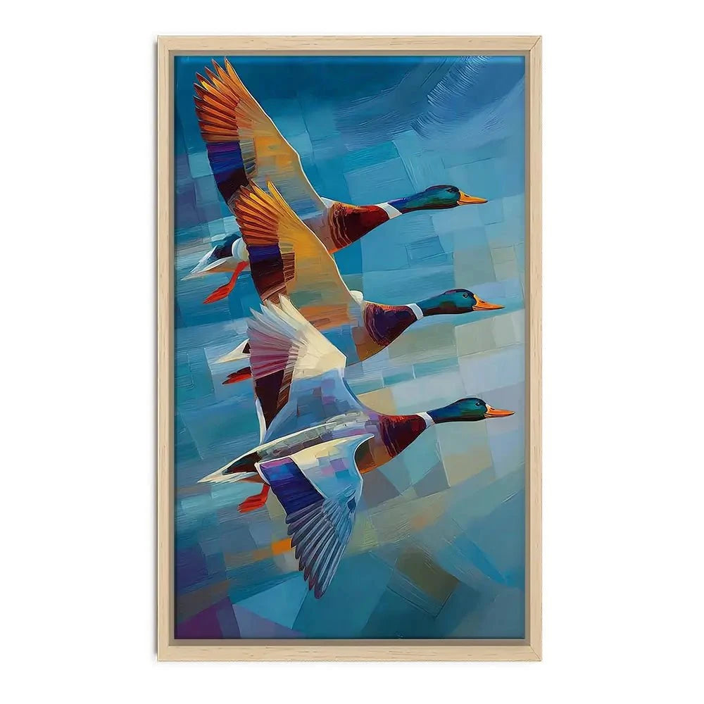 Contemporary Ducks Canvas Print Contemporary Ducks Canvas Print wall art product David Alexander Elder