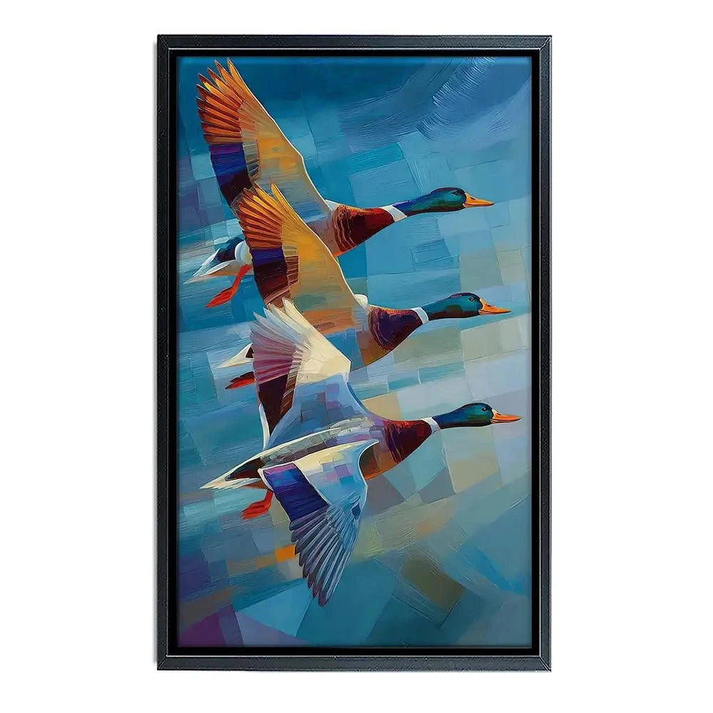 Contemporary Ducks Canvas Print Contemporary Ducks Canvas Print wall art product David Alexander Elder