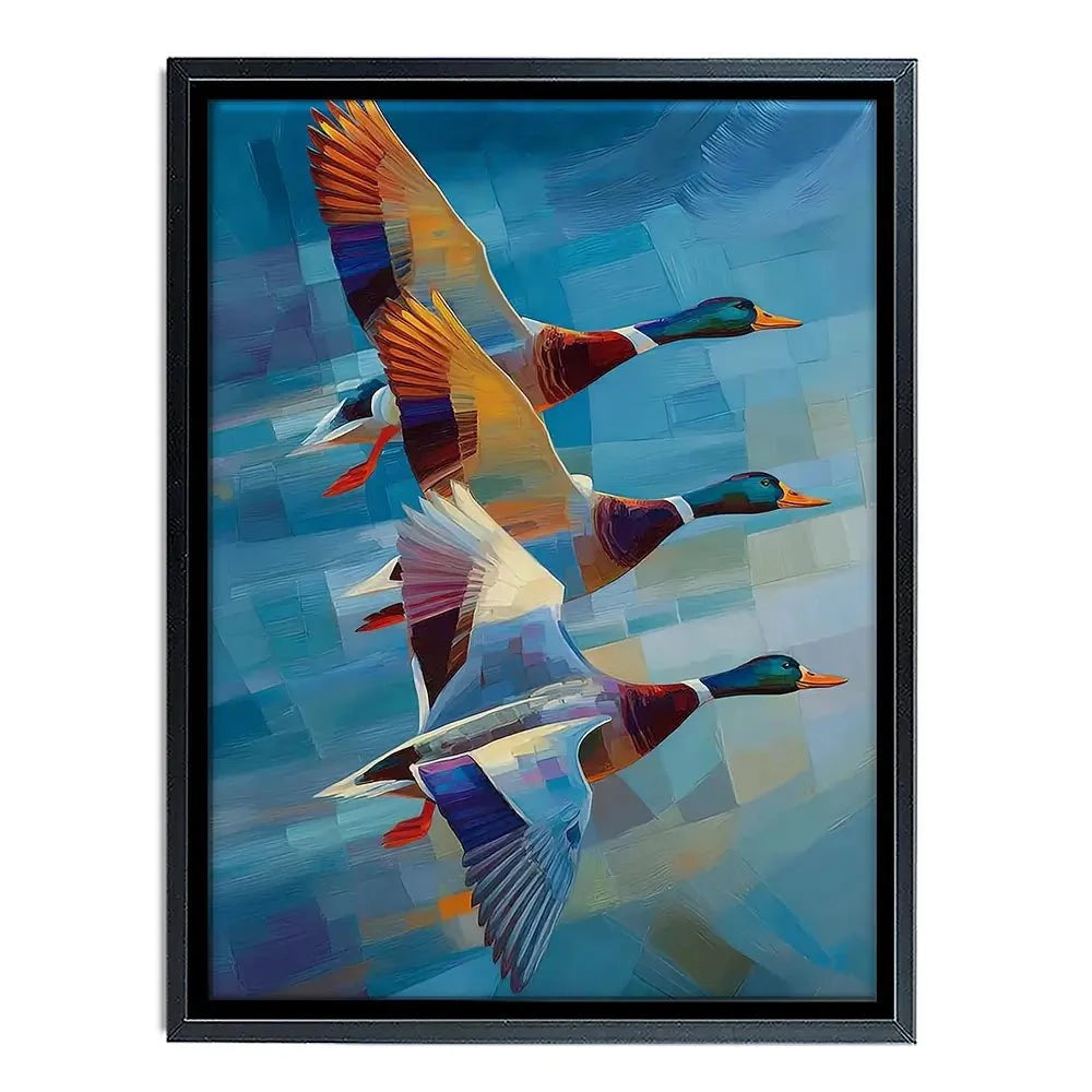 Contemporary Ducks Canvas Print Contemporary Ducks Canvas Print wall art product David Alexander Elder