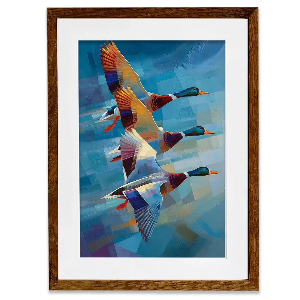 Contemporary Ducks Framed Art Print Contemporary Ducks Framed Art Print wall art product David Alexander Elder