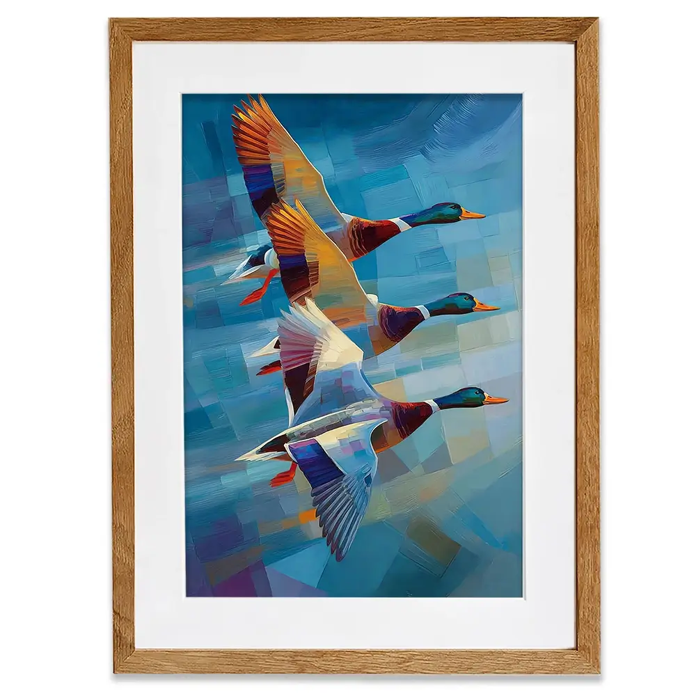 Contemporary Ducks Framed Art Print Contemporary Ducks Framed Art Print wall art product David Alexander Elder