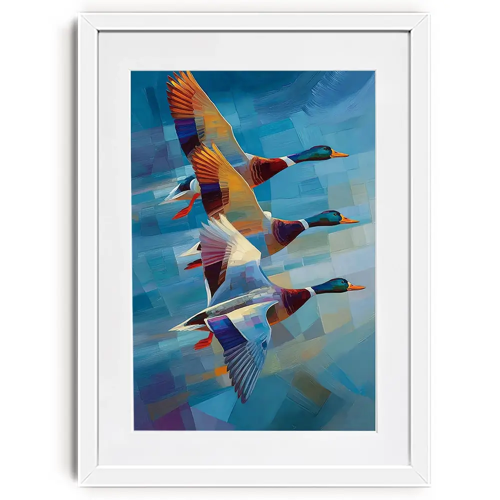 Contemporary Ducks Framed Art Print Contemporary Ducks Framed Art Print wall art product David Alexander Elder