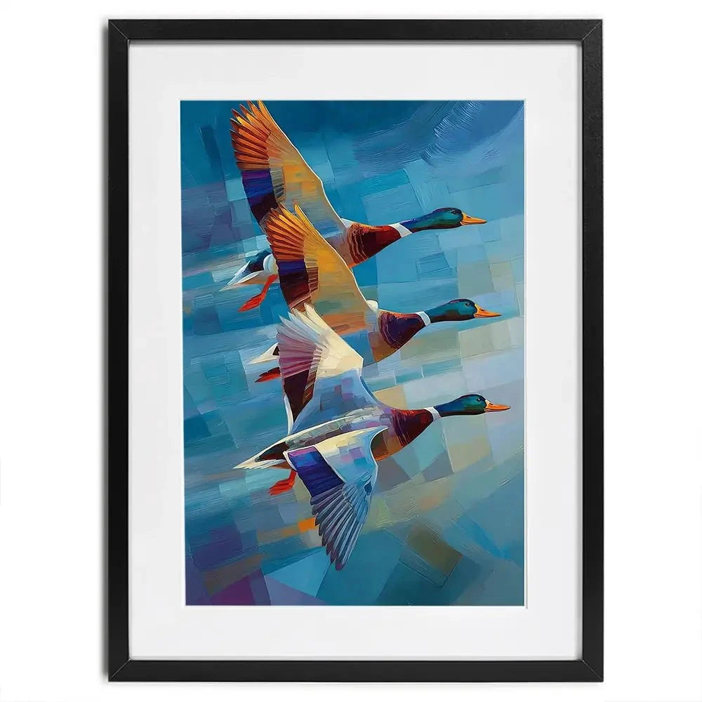 Contemporary Ducks Framed Art Print Contemporary Ducks Framed Art Print wall art product David Alexander Elder