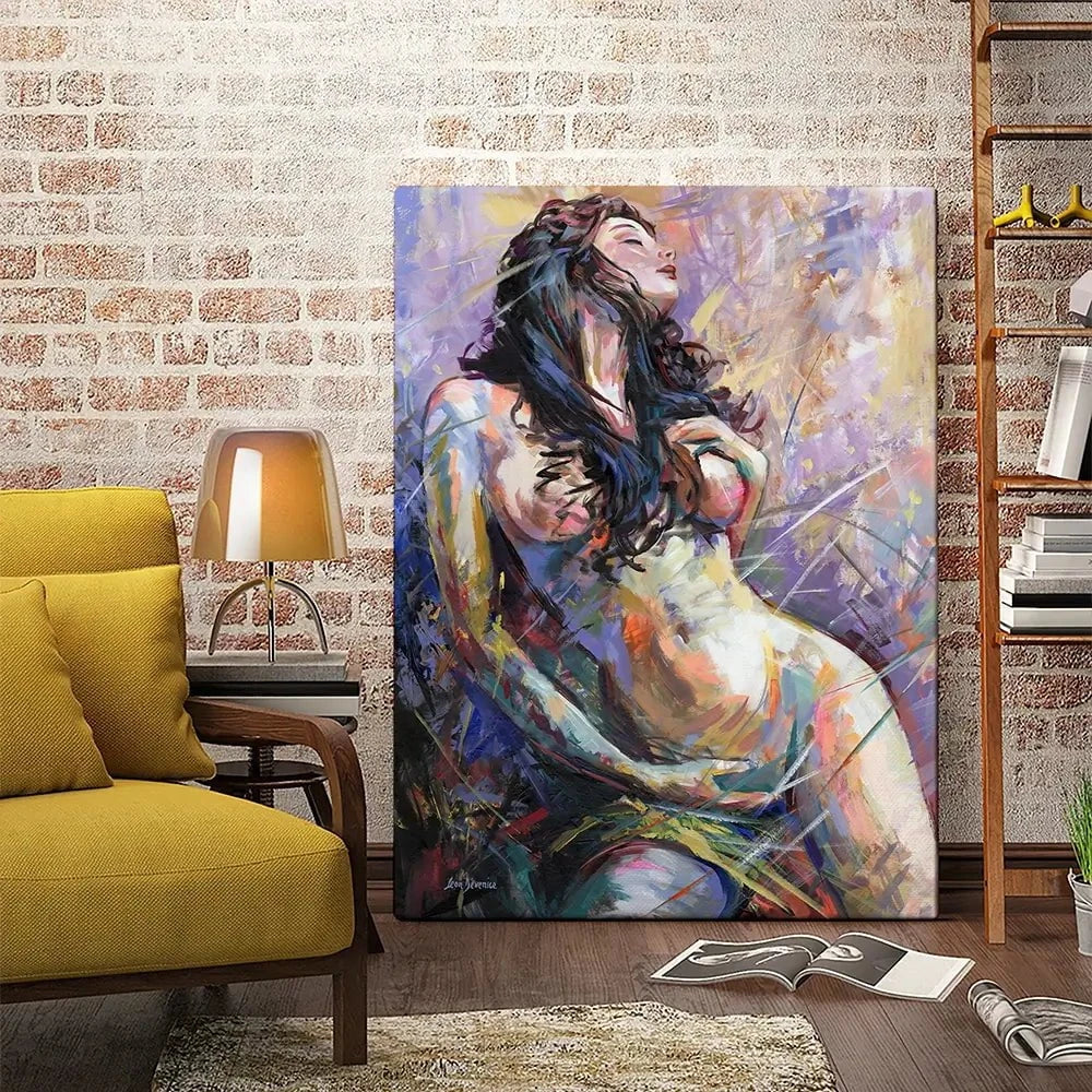 Contemporary Nude Woman Canvas Print Contemporary Nude Woman Canvas Print wall art product Leon Devenice