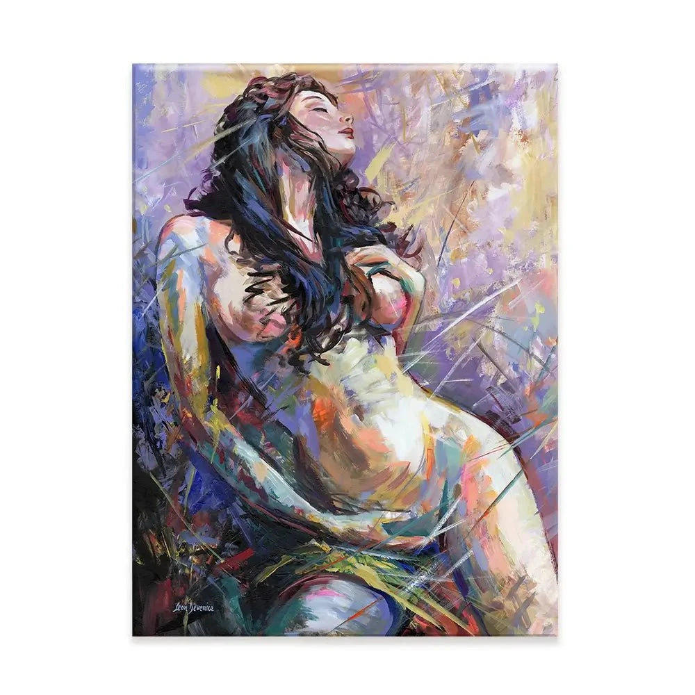 Contemporary Nude Woman Canvas Print Contemporary Nude Woman Canvas Print wall art product Leon Devenice