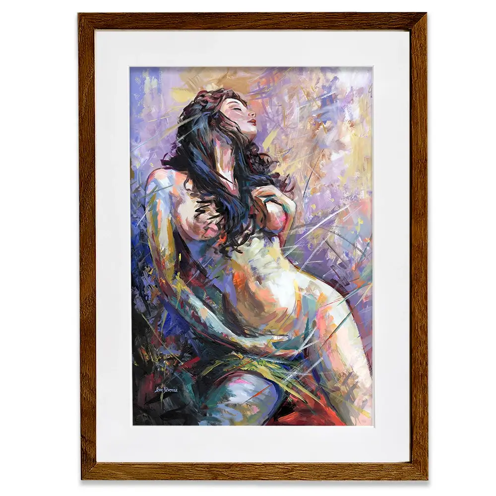 Contemporary Nude Woman Framed Art Print Contemporary Nude Woman Framed Art Print wall art product Leon Devenice