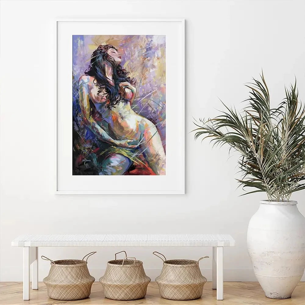 Contemporary Nude Woman Framed Art Print Contemporary Nude Woman Framed Art Print wall art product Leon Devenice