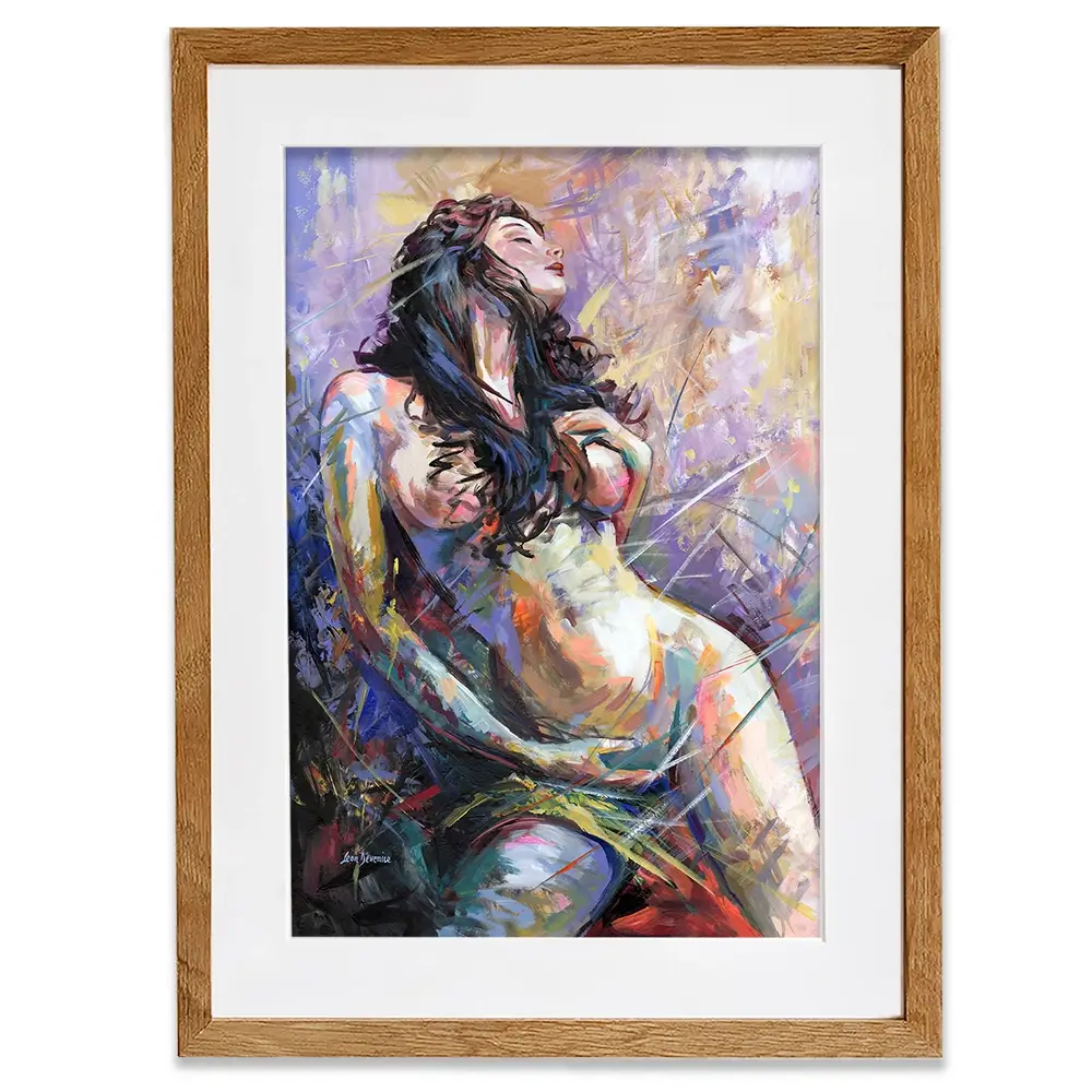 Contemporary Nude Woman Framed Art Print Contemporary Nude Woman Framed Art Print wall art product Leon Devenice