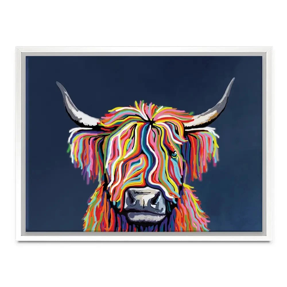 Coo In Navy Blue Canvas Print Coo In Navy Blue Canvas Print | Coo in Navy Blue Artwork | Coo Artwork wall art product Independent