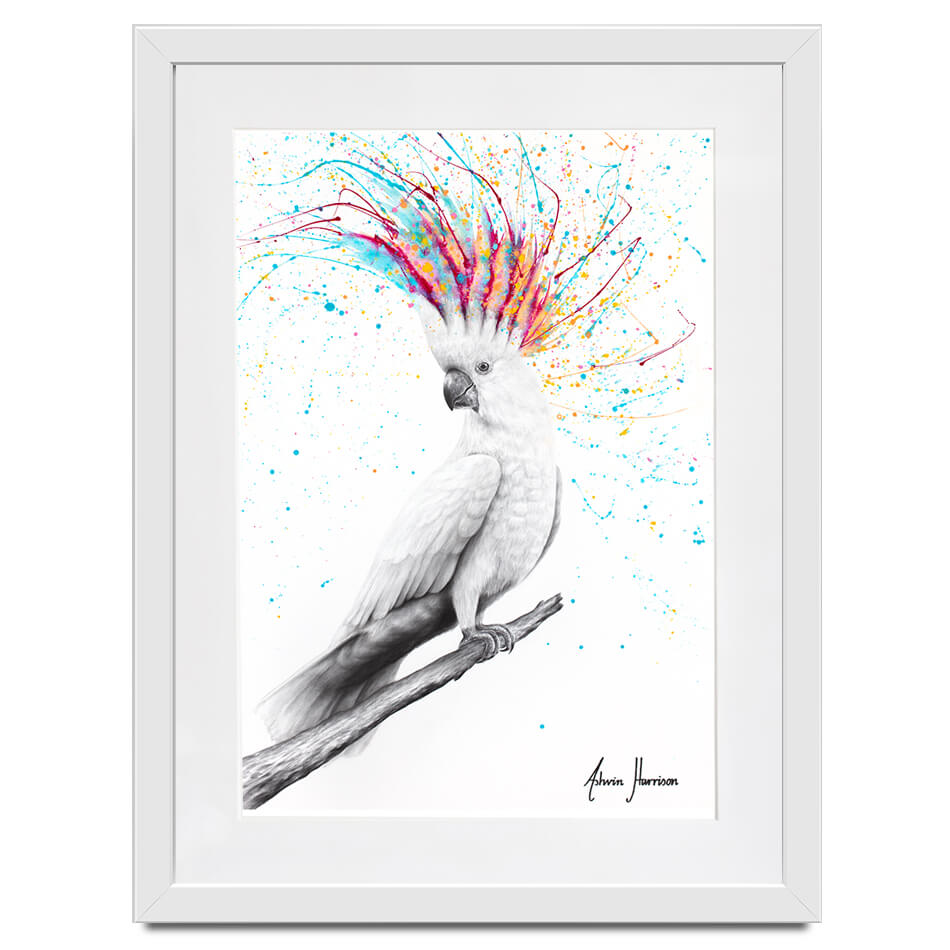Cool Cockatoo Framed Art Print Cool Cockatoo Framed Art Print wall art product Ashvin Harrison