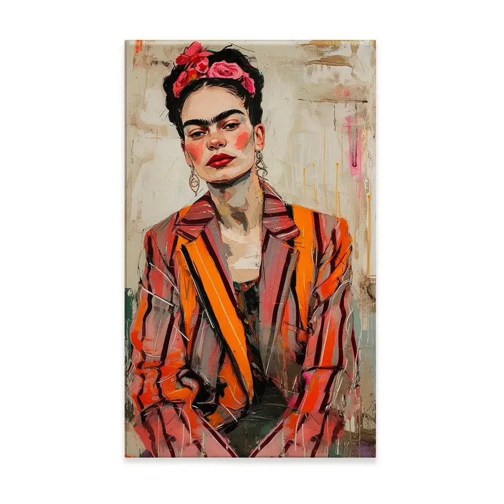 Cool Frida Canvas Print Cool Frida Canvas Print wall art product Treechild