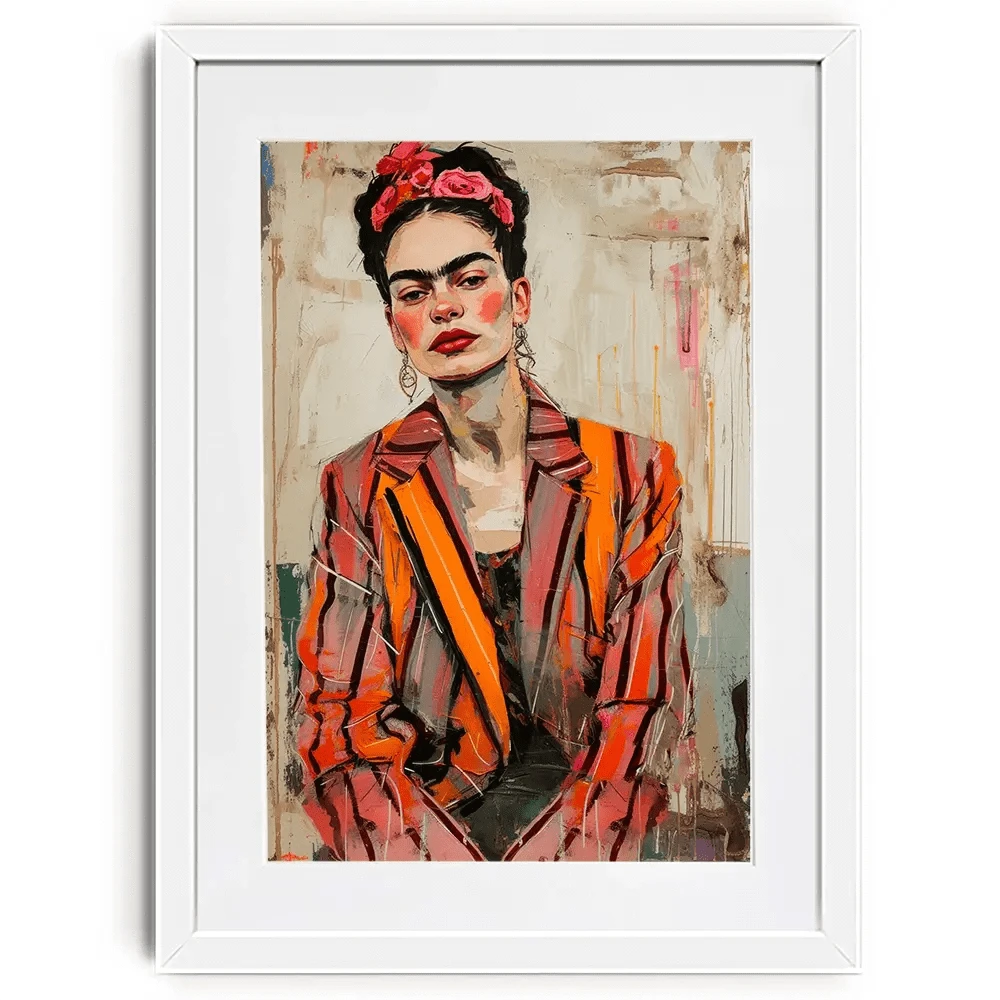 Cool Frida Framed Art Print Cool Frida Framed Art Print wall art product Treechild