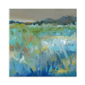 Cool Mountain Meadows Square Canvas Print Cool Mountain Meadows Square Canvas Print wall art product Carol Robinson